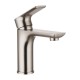 Solid Brass Brushed Nickel Basin Mixer Tap Bathroom Vanity Tap